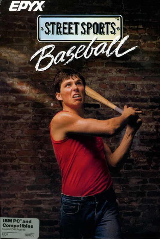 Street Sports Baseball box art for Commodore 64